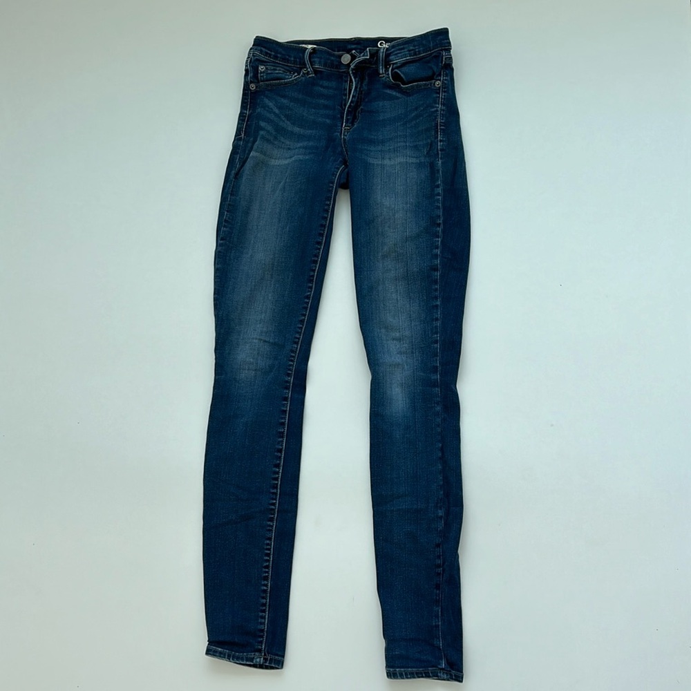 Lightly worn, Size 27,  blue jeans
